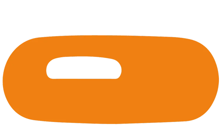 lettre O du logo